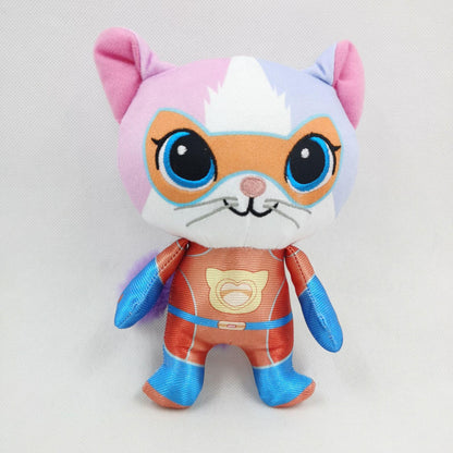 SuperKitties Plush Cat Team – 18cm | Soft Hero Cat Plush Dolls