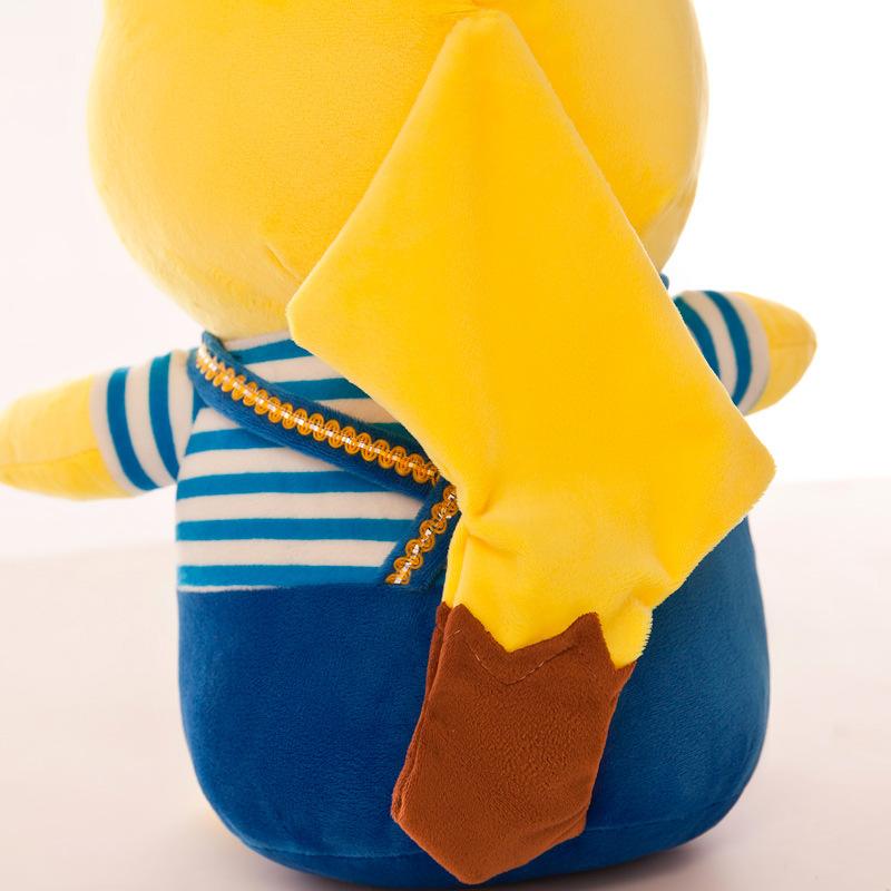 Pikachu Plush Pillow Doll – 30cm | Pokémon-Inspired Stuffed Toy | Couple Strap Pants Edition