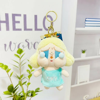 POP MART Crybaby Plush Keychain – 13cm Soft Character Accessory