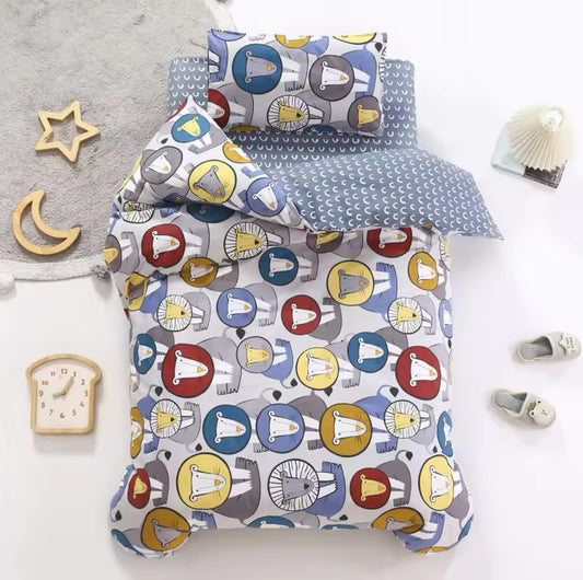 Baby/Toddler Bedding Set (3 Pack) Multicolor Animals