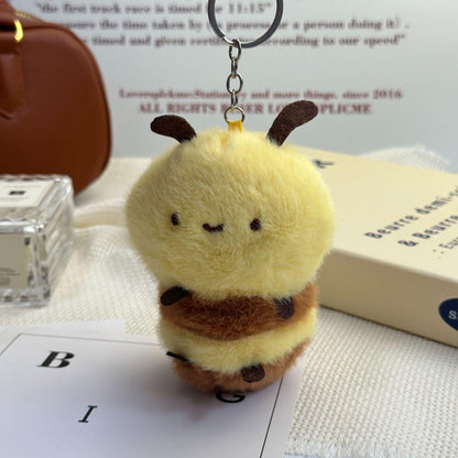 Cute Bee Pendant Plush Toy – 8cm Blind Box Keychain
