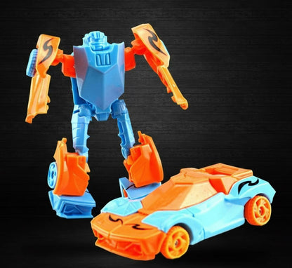 Transformation Robot Car – Multi-Color Building Blocks Toy | STEM Action Vehicle Multicolor Q