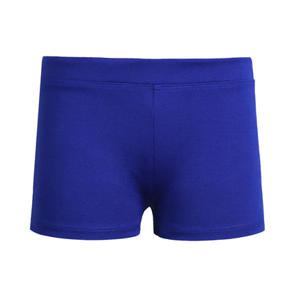Girls Rhinestones Dance Shorts (Age 4-16 YRS) Blue B