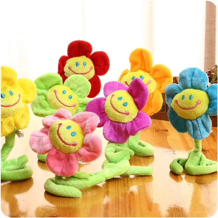 Plush Flowers Home Decoration Arrangement - 10 Pack