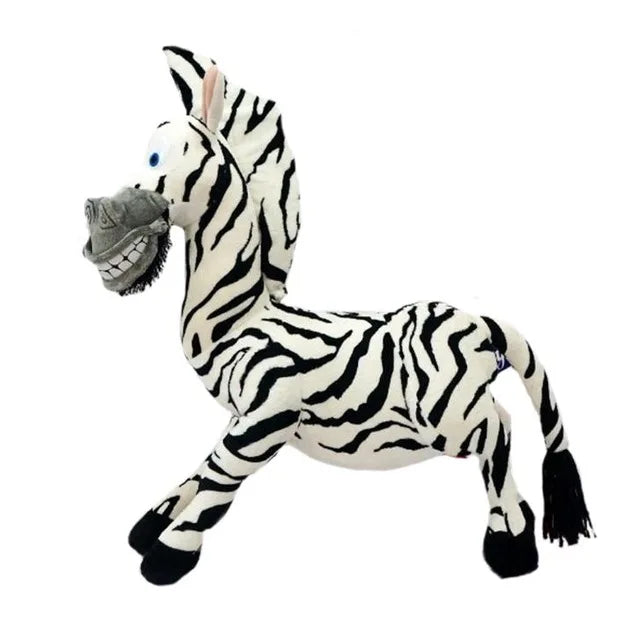Plush Madagascar Animal Soft Toy Multicolor Zebra - 25cm