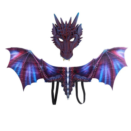 Adult Dragon Wing Mask Costumes Adult Size 5 One Size