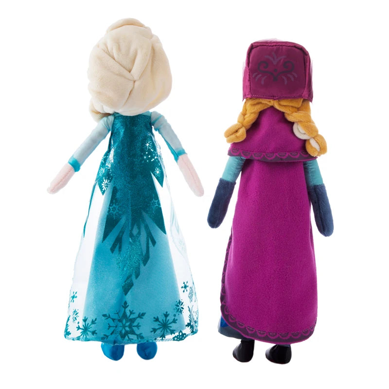 Frozen Princess Anna & Elsa Plush Dolls – 40cm Soft Stuffed Toys | Disney-Inspired Character Plushies