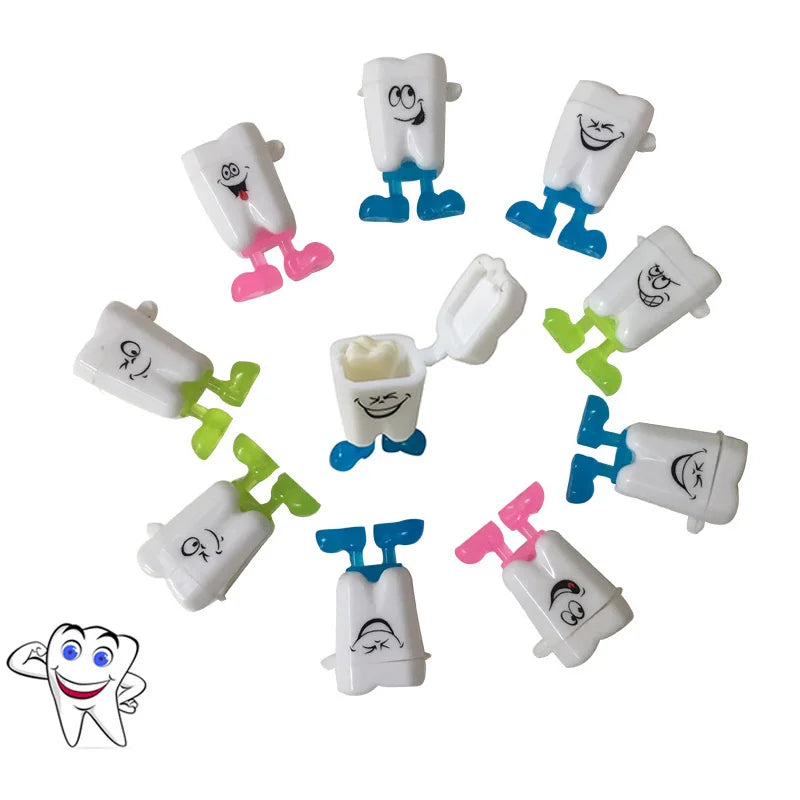 (10 Pack) Baby Tooth Keepsake Case Box 10 Pcs Random B