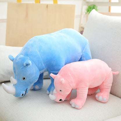 Large Plush Rhinoceros Stuffed Toy 40/60/80cm