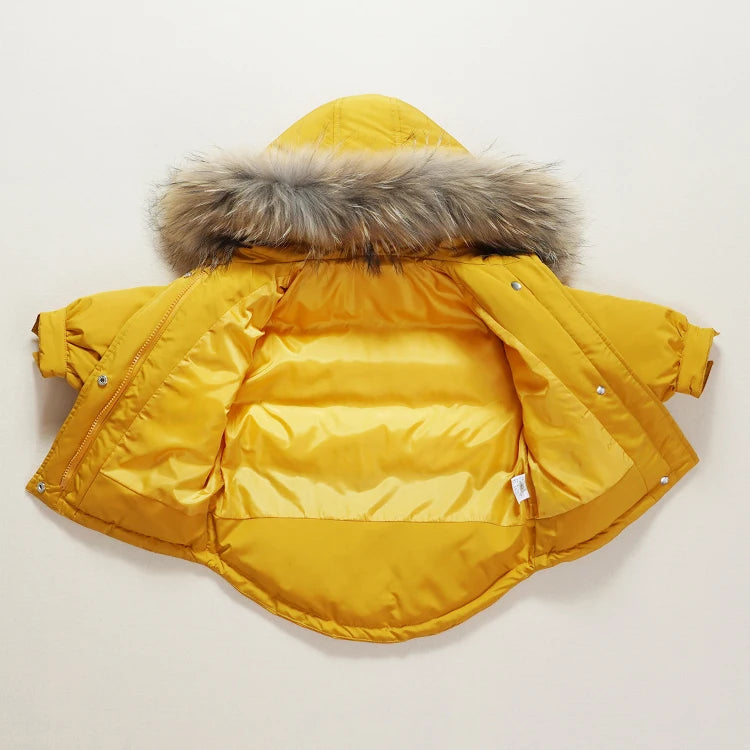 Baby/Toddlers Duck Down Coat + Jumpsuit Overalls (Age 12M-4YRS)