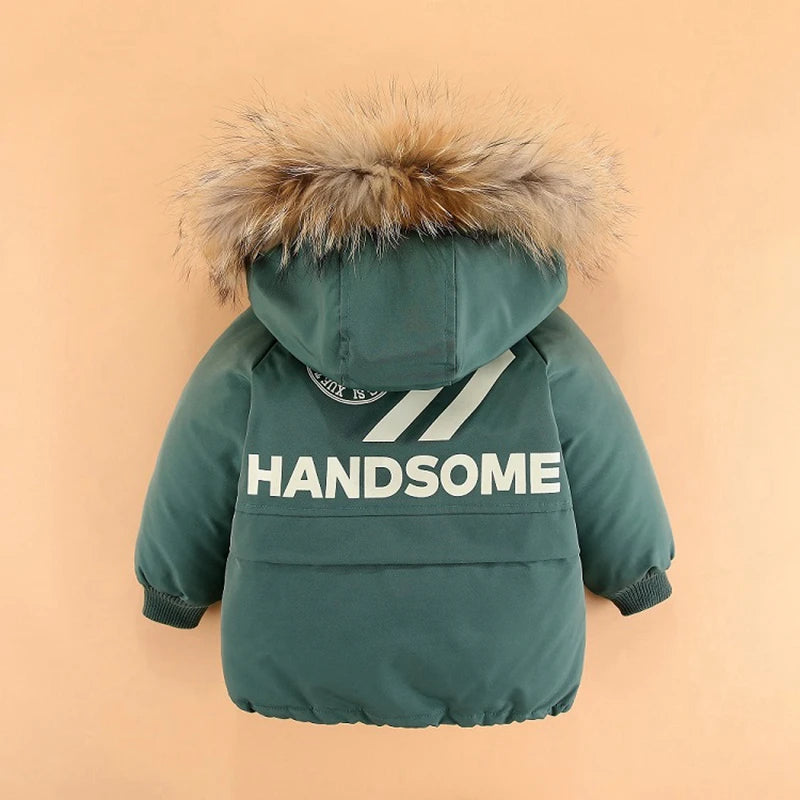 Baby/Toddlers Duck Down Coat + Jumpsuit Overalls (Age 12M-4YRS)