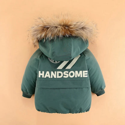 Baby/Toddlers Duck Down Coat + Jumpsuit Overalls (Age 12M-4YRS)