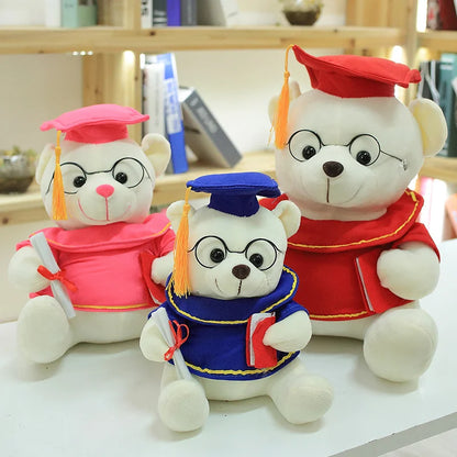 Plush Graduation Teddy Bear Stuffed Toy - 18/23cm