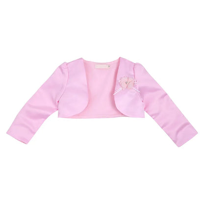 Girls Long Sleeves Bolero Shrug Jacket (Age 12M-10 YRS)