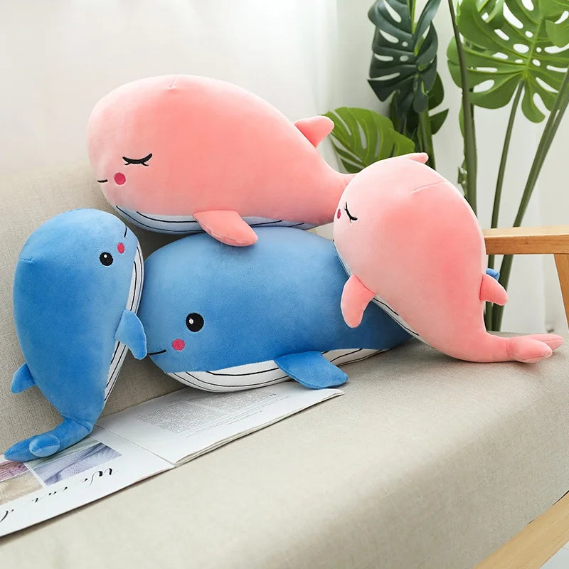 Plush Whale Stuffed Toy - 35cm
