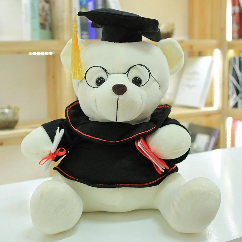 Plush Graduation Teddy Bear Stuffed Toy - 18/23cm