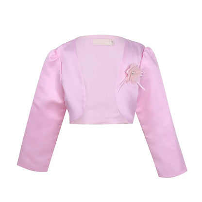 Girls Long Sleeves Bolero Shrug Jacket (Age 12M-10 YRS)