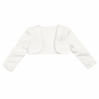Girls Long Sleeves Bolero Shrug Jacket (Age 12M-10 YRS)