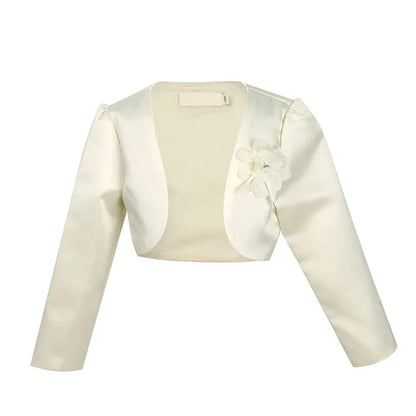 Girls Long Sleeves Bolero Shrug Jacket (Age 12M-10 YRS)
