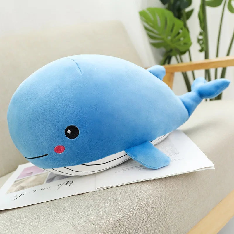 Plush Whale Stuffed Toy - 35cm