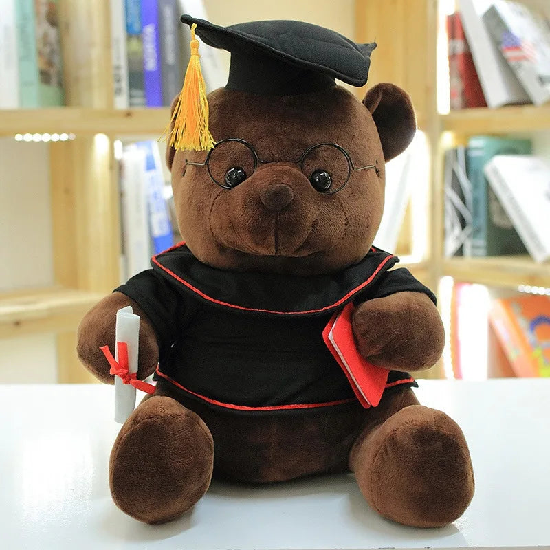 Plush Graduation Teddy Bear Stuffed Toy - 18/23cm