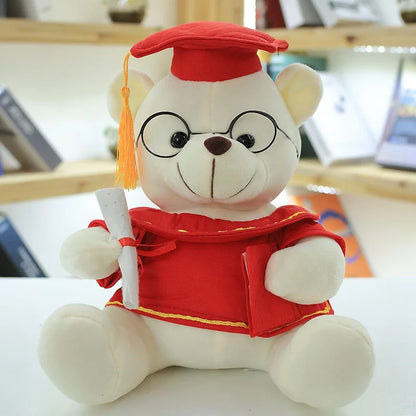 Plush Graduation Teddy Bear Stuffed Toy - 18/23cm