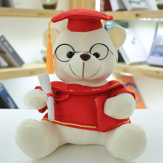 Plush Graduation Teddy Bear Stuffed Toy - 18/23cm