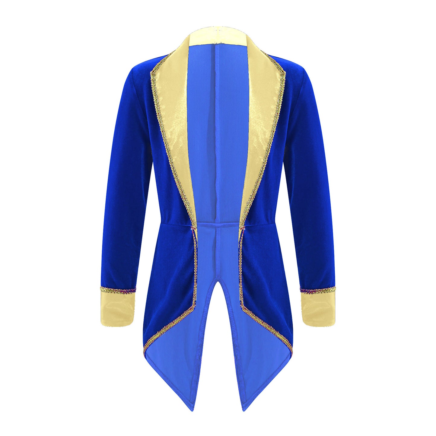 Kids Circus Ringmaster Jacket Long Sleeves Tuxedo Coat (Age 4-16 YRS)