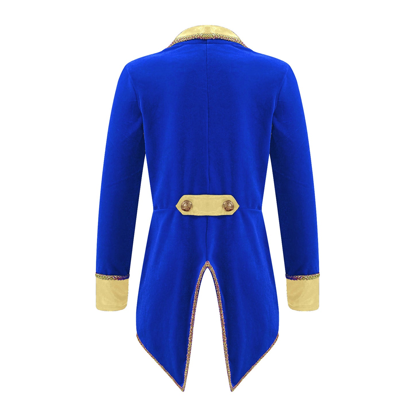 Kids Circus Ringmaster Jacket Long Sleeves Tuxedo Coat (Age 4-16 YRS)