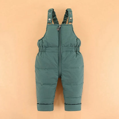 Baby/Toddlers Duck Down Coat + Jumpsuit Overalls (Age 12M-4YRS)