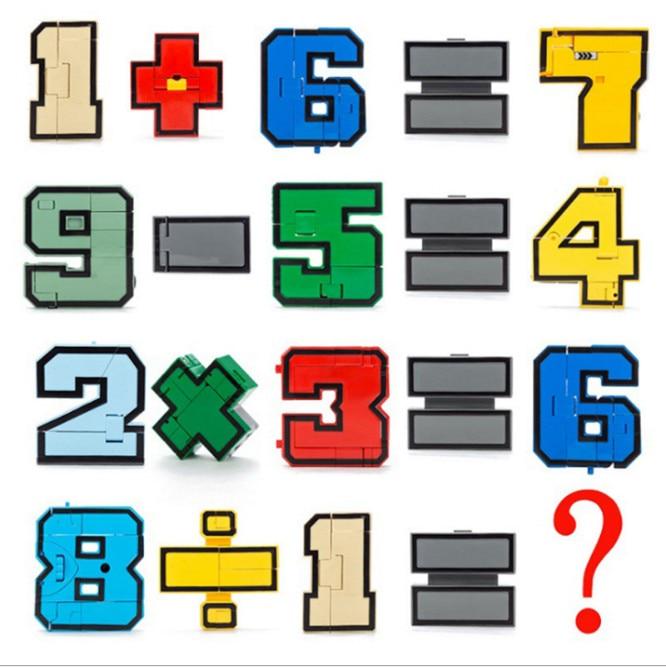 15pcs Transformer Number Mech Clan – Robot Animal Building Blocks | Creative STEM Toy