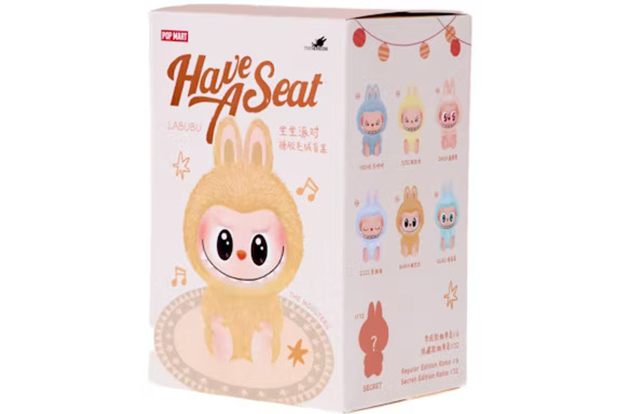 Labubu The Monsters Have A Seat First and Second Generation Plush Doll - 17cm