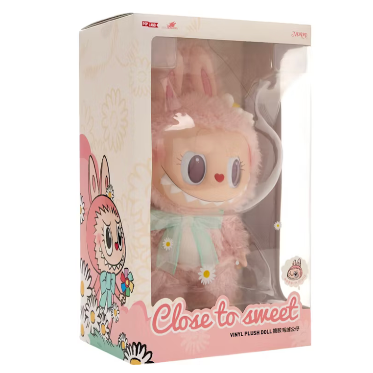 Large Mokoko Labubu – “Close to Sweet” Plush Doll | 38cm Pink Original V1