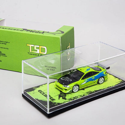 Transcend Model 1:64 Mitsubishi Eclipse Diecast Toy Car