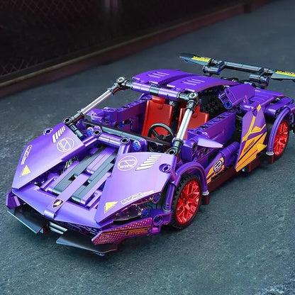 Supercar Building Blocks DIY Toy Car