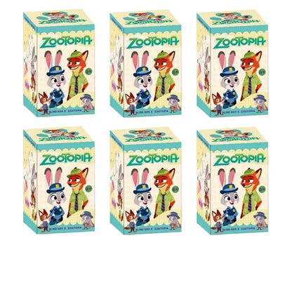 Zootopia Highlight Moment Series – Scene Set Blind Box | Disney Collectible Mini Figures 6 Pack With Box