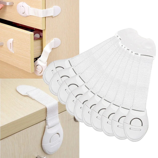 10 Pack - Kids Safety Door Cabinet Lock