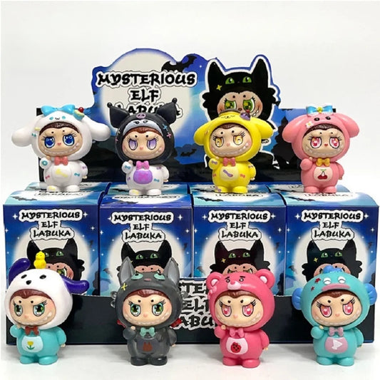Labubu Mysterious Elf Ver. Anime Figure Mystery Blind Box Series Set Of 8 Pieces