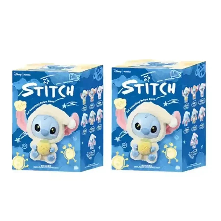 Miniso Disney Stitch "Eat Something Before Sleep" Series Plush Figure Blind Box 2 Pack