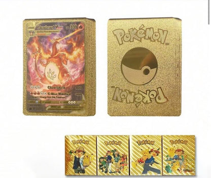 Pokémon Gold Foil Card Set – VMAX/GX/EX (55–110PCS)
