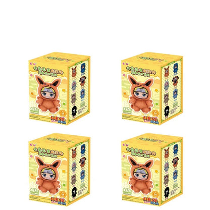 Naruto Shippuden Party Series Blind Box – EAKI Plush Vinyl Figure | Uzumaki & Friends Multi Random 4PCS