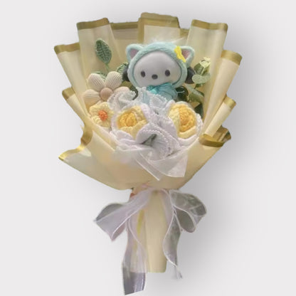 Sanrio Plush Flower Gift Bouquet – My Melody, Kuromi & Cinnamoroll | 40cm in Gift Box Multicolor 9