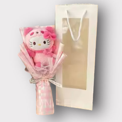 Sanrio Plush Flower Gift Bouquet – My Melody, Kuromi & Cinnamoroll | 40cm in Gift Box Multicolor 15