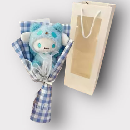 Sanrio Plush Flower Gift Bouquet – My Melody, Kuromi & Cinnamoroll | 40cm in Gift Box Multicolor 16