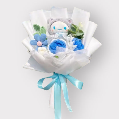 Sanrio Plush Flower Gift Bouquet – My Melody, Kuromi & Cinnamoroll | 40cm in Gift Box Multicolor 12