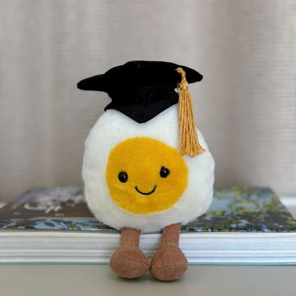Plush Egg Graduation Stuffed Toy - 14cm