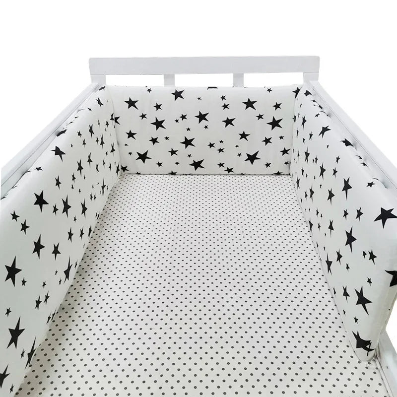 Baby Bumper Washable Crib Protector Yellow