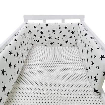 Baby Bumper Washable Crib Protector Yellow