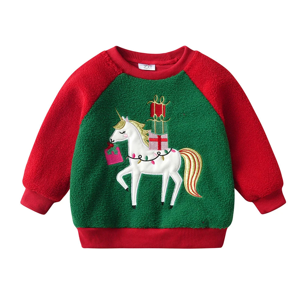 Girls Fleece Jumper (Age 3-12YRS)