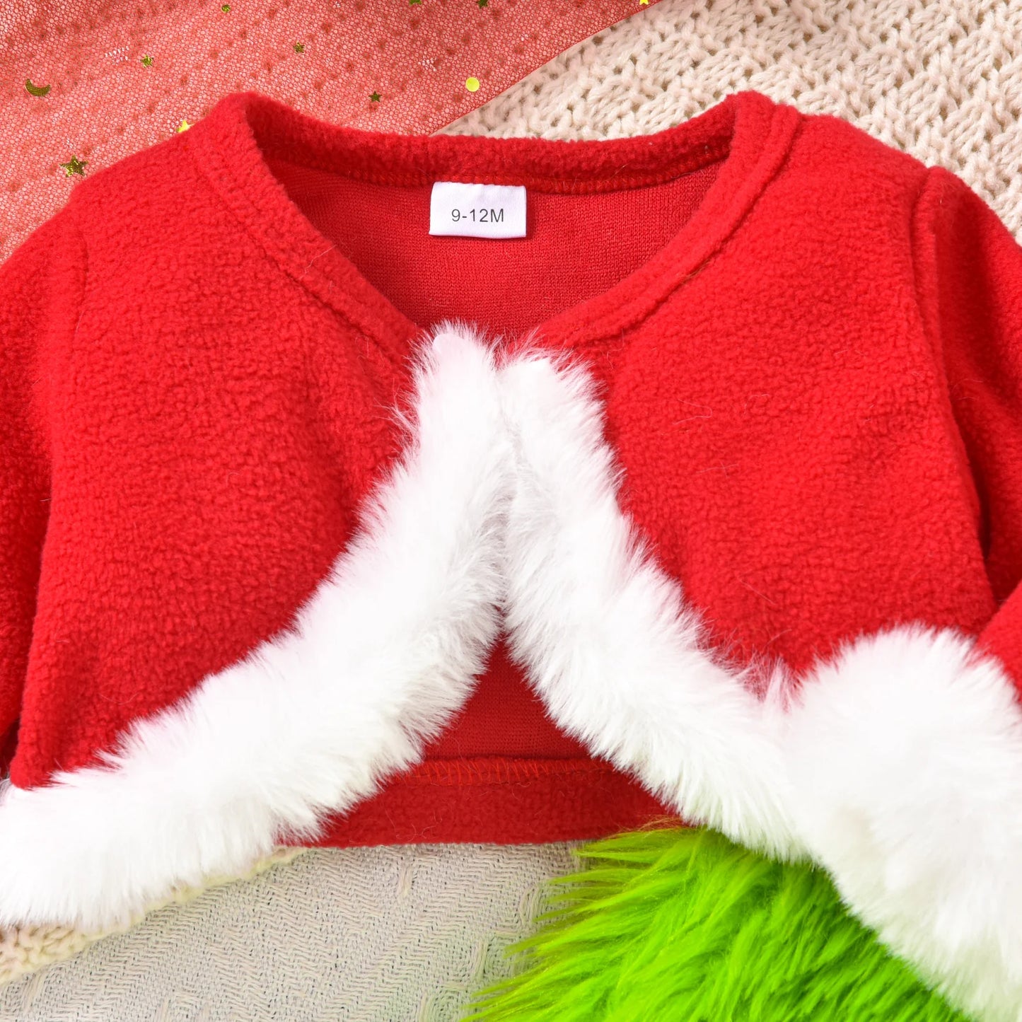 Baby/Toddler Girls Christmas Dress & Jacket Outfit (Age 9M-4YRS)